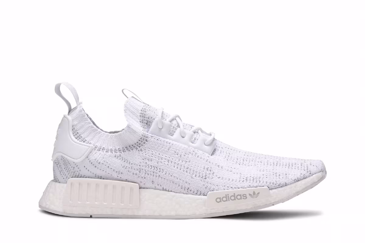 adidas NMD_R1 Primeknit Cloud White, view 2