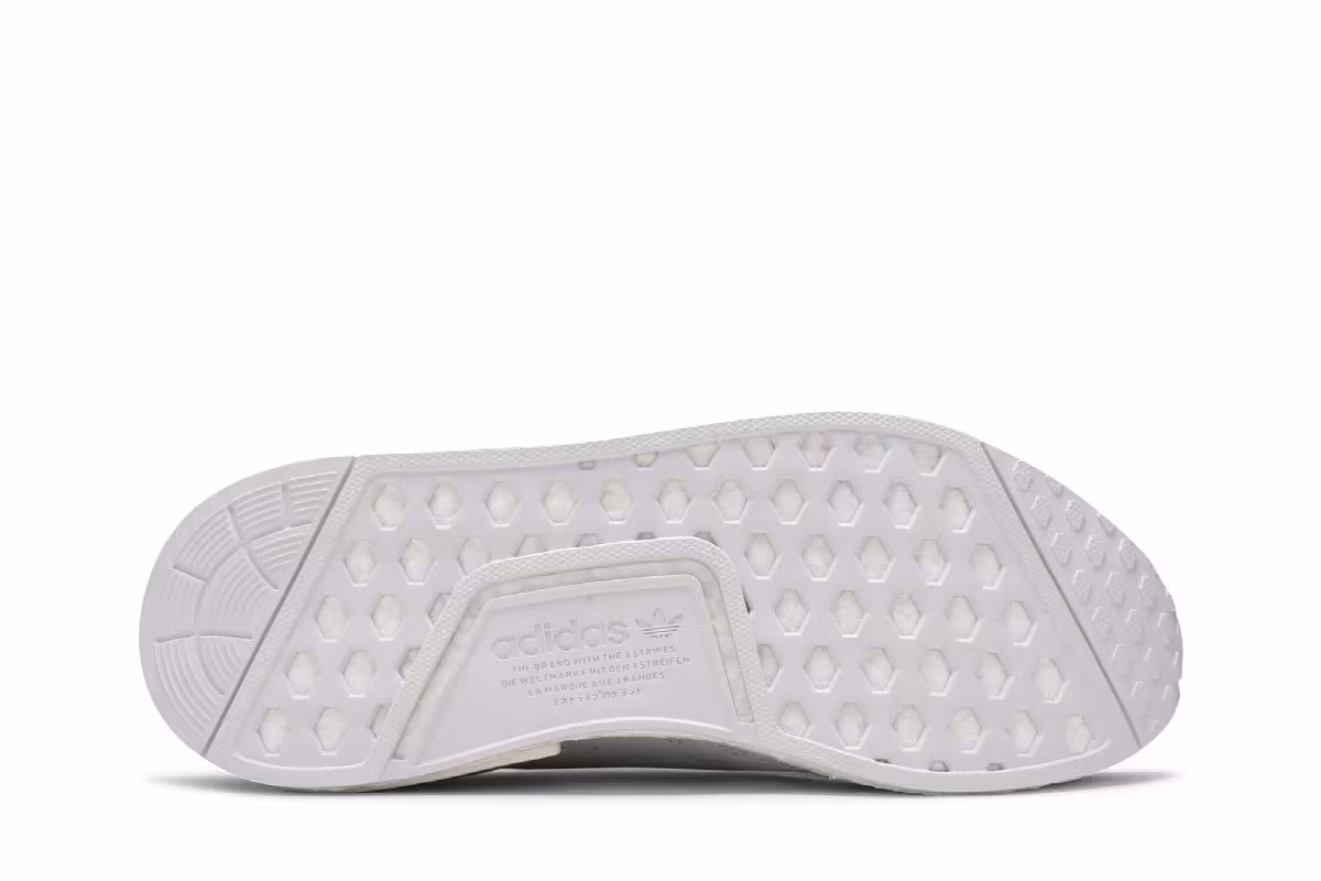 adidas NMD_R1 Primeknit Cloud White, view 5