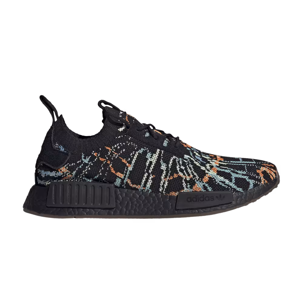 adidas NMD_R1 Primeknit Black Glitch