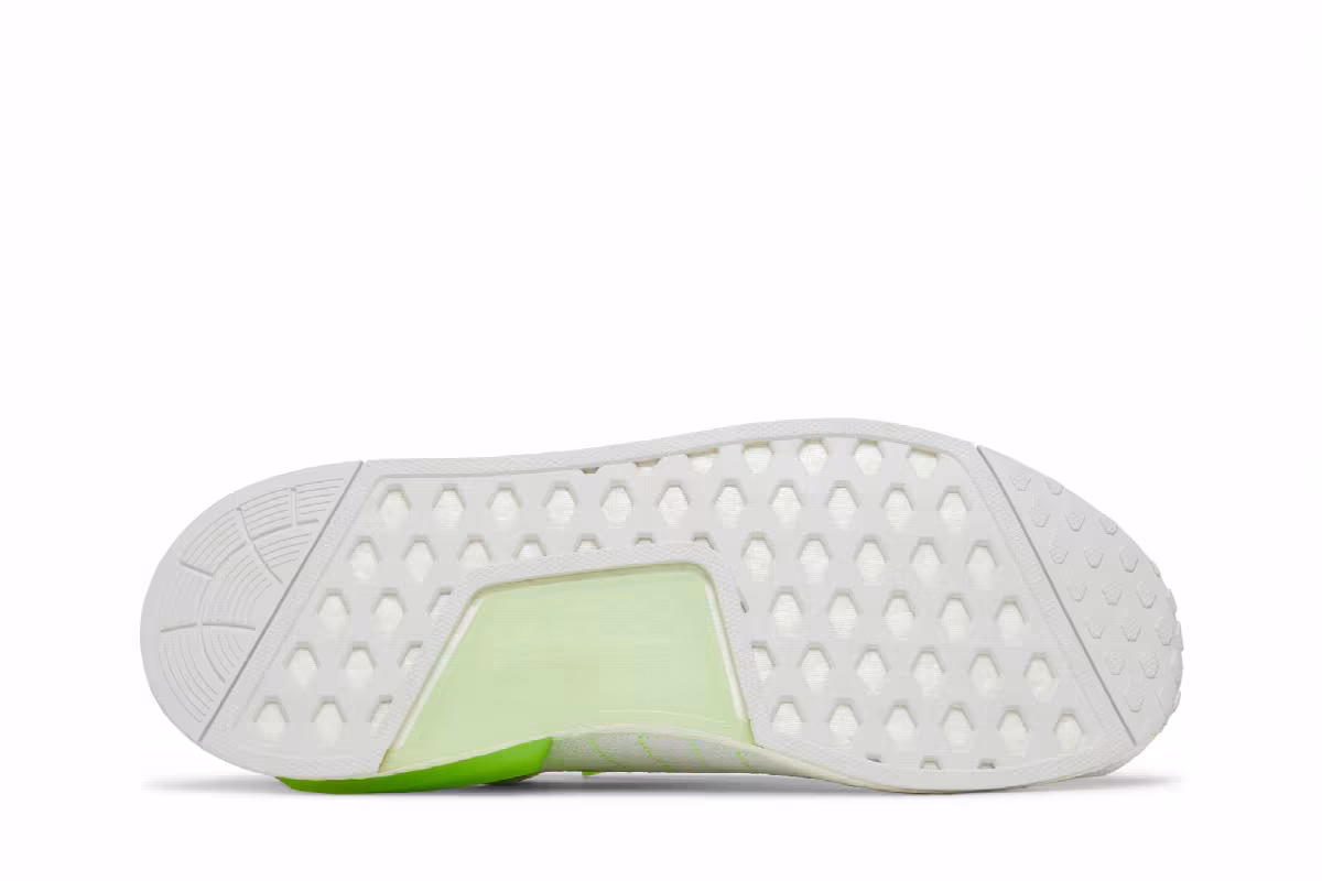 adidas NMD_R1 V2 White Signal Green, view 5