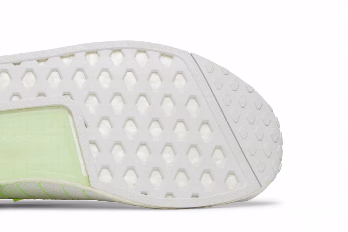 adidas NMD_R1 V2 White Signal Green, view 6