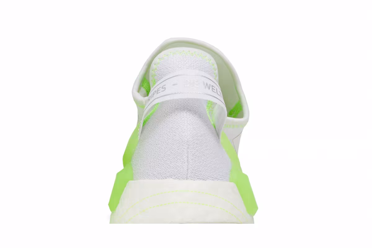 adidas NMD_R1 V2 White Signal Green, view 8