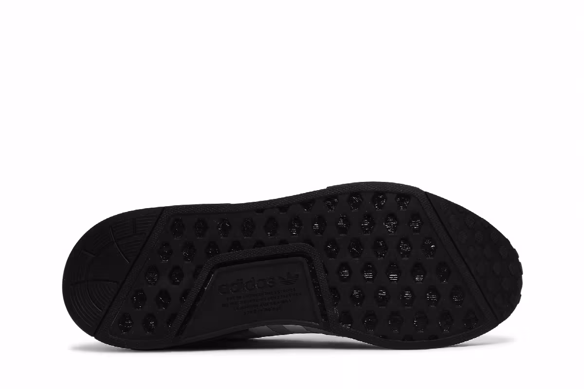 Adidas NMD_R1 All Over Logo - White Team Solar Yellow, view 5