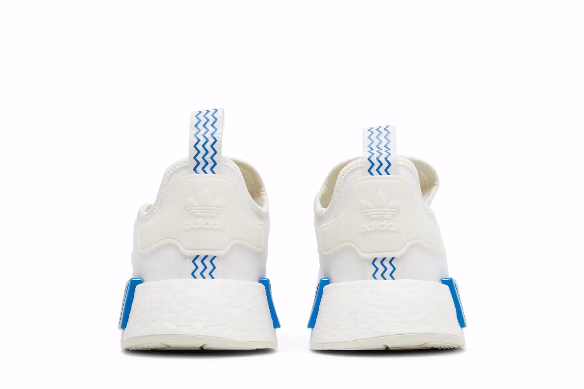 adidas NMD_R1 White Blue Bird, view 7