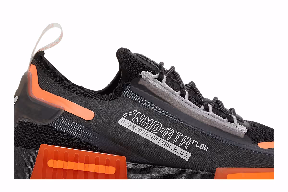 Adidas NMD_R1 Spectoo Black Team Solar Orange, view 3