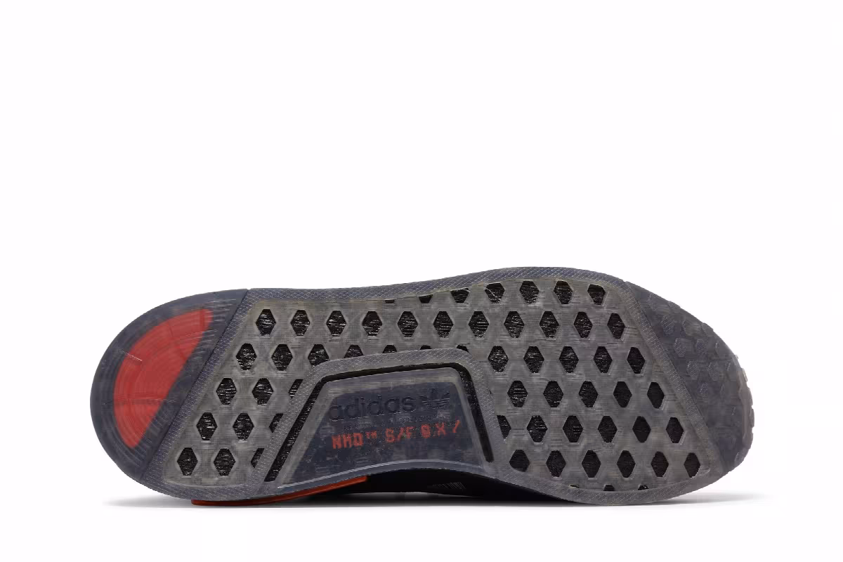 Adidas NMD_R1 Spectoo Black Team Solar Orange, view 5