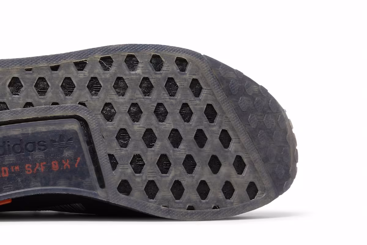Adidas NMD_R1 Spectoo Black Team Solar Orange, view 6