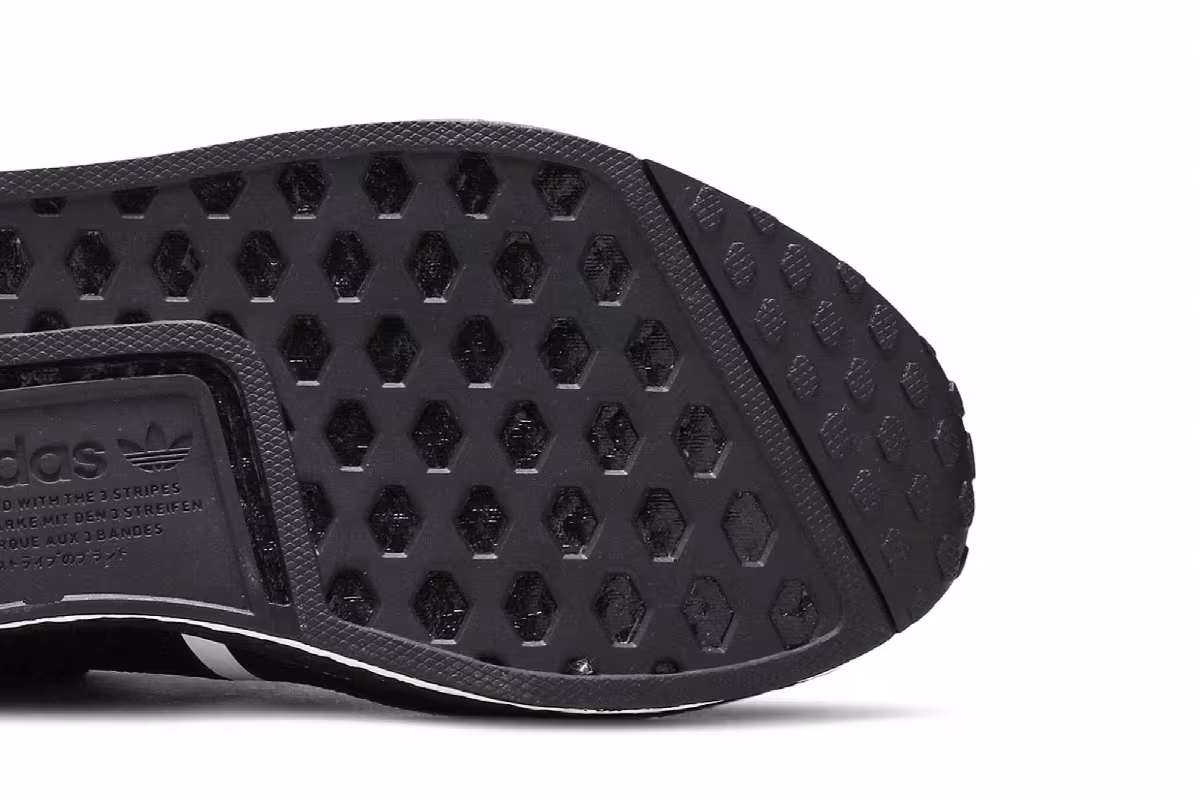 adidas NMD_R1 Black Solar Yellow, view 6