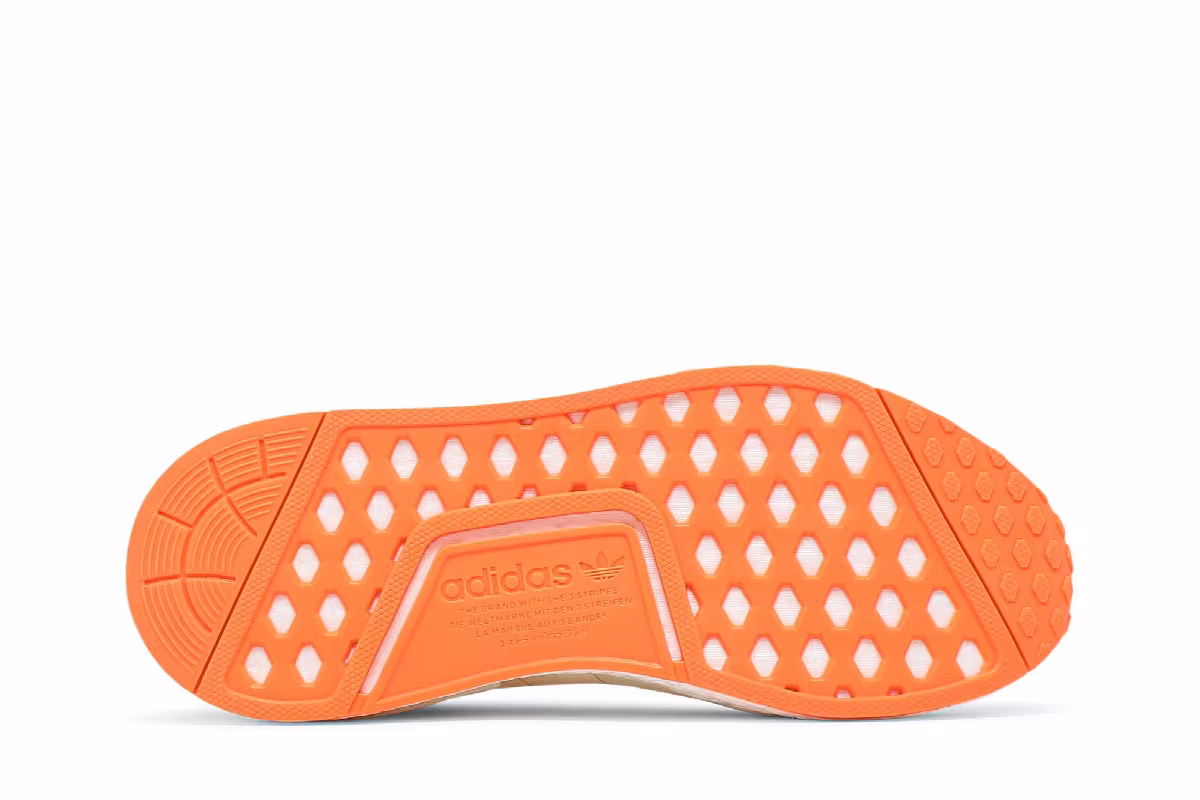 Adidas NMD_R1 Cream White Screaming Orange, view 5