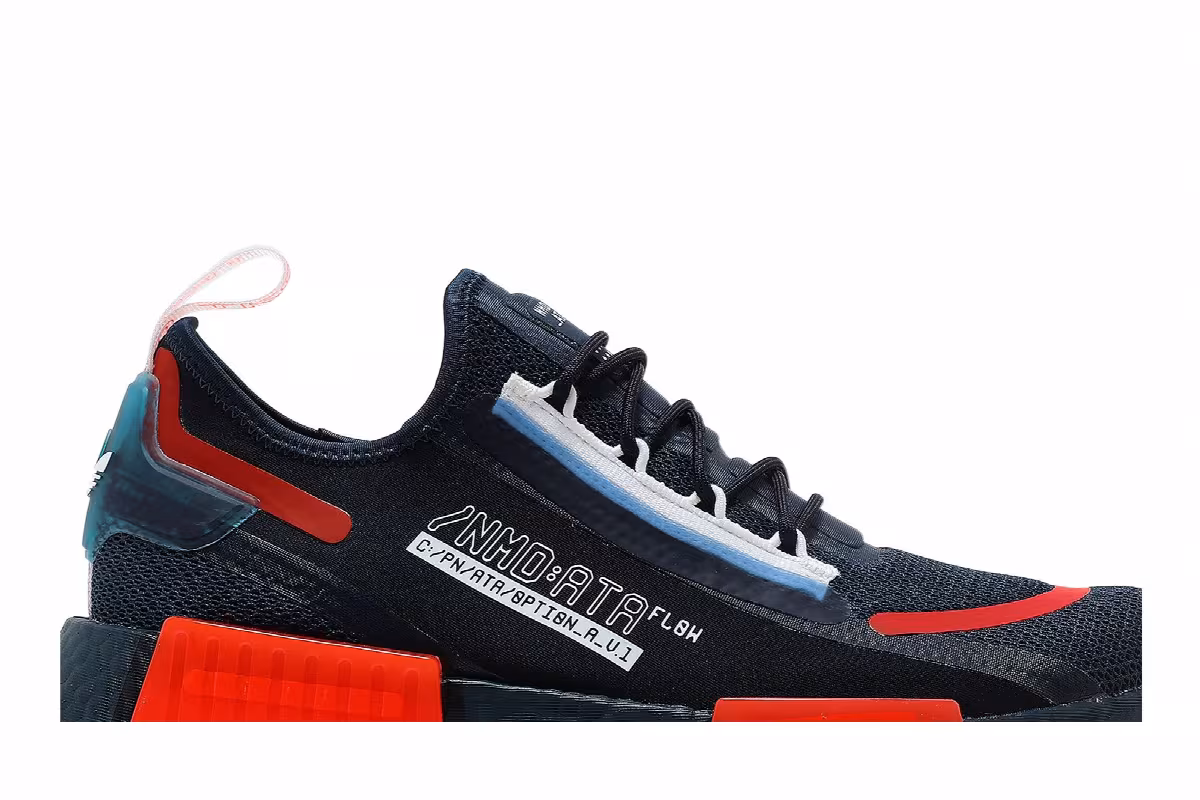 Adidas NMD_R1 Spectoo Crew Navy Solar Red, view 3
