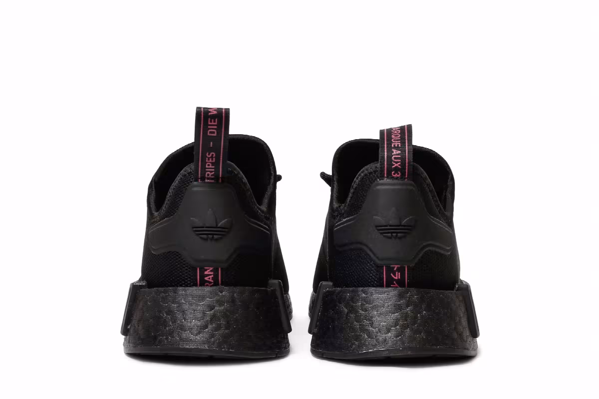 adidas Women's NMD_R1 Primeblue Black Solar Pink, view 7