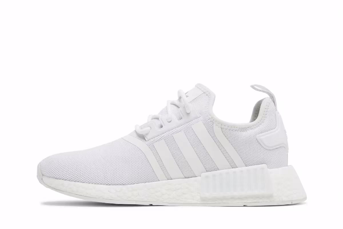 adidas Women's NMD_R1 Primeblue Cloud White, view 4