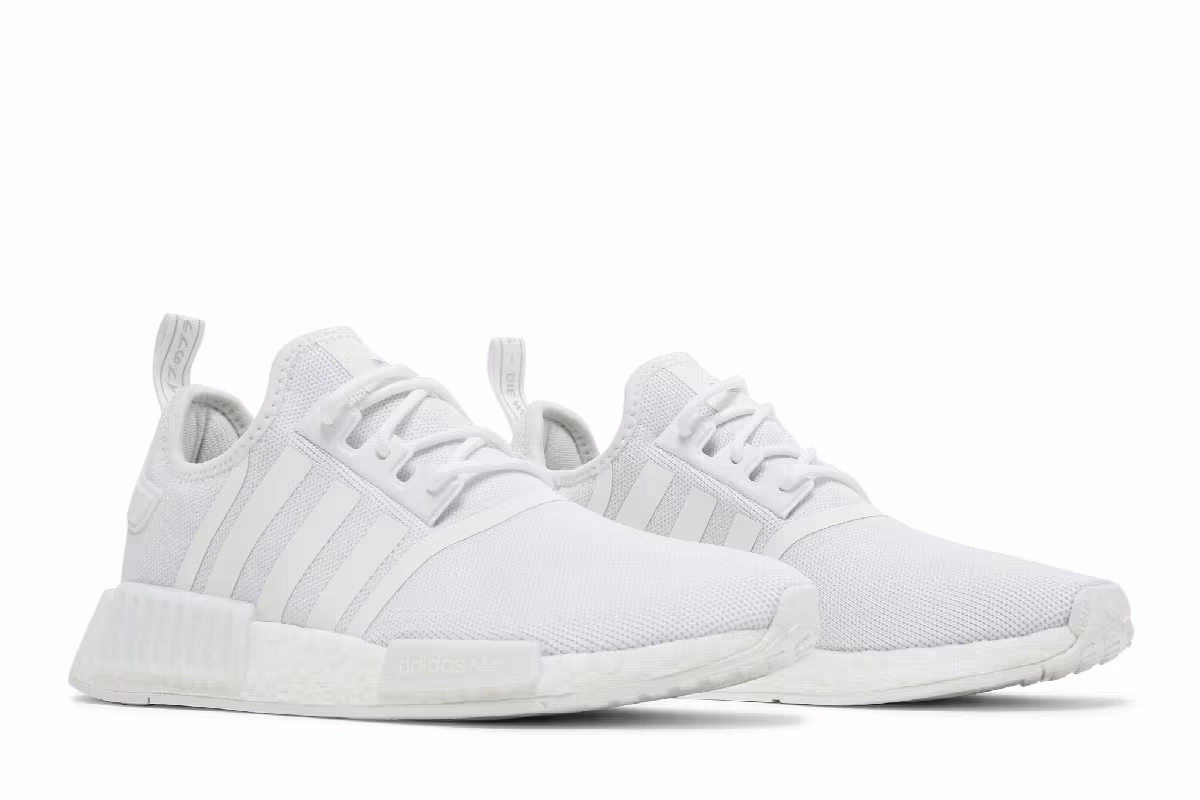 adidas Women's NMD_R1 Primeblue Cloud White, view 9