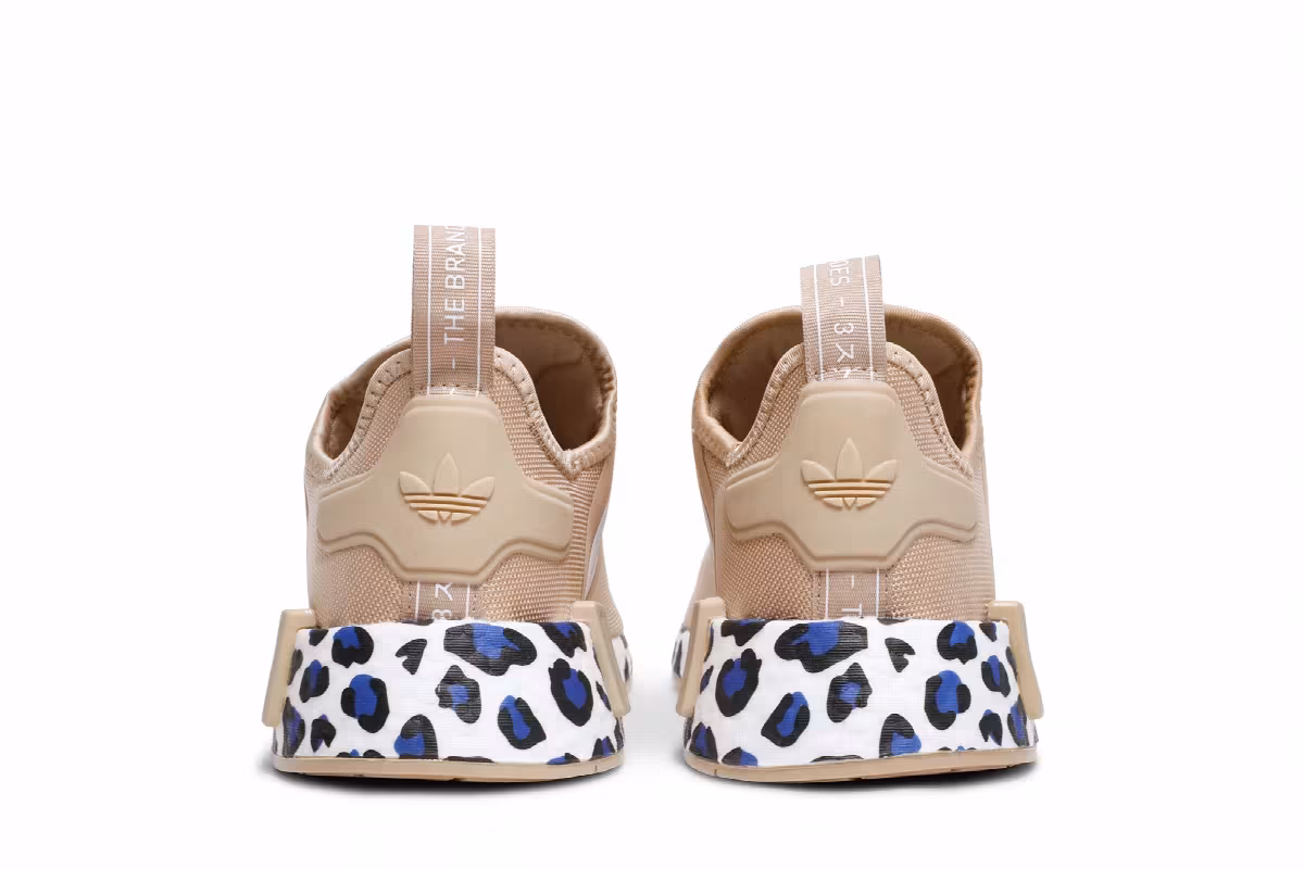 Adidas Women's NMD_R1 Leopard Sole - Pale Nude, view 7