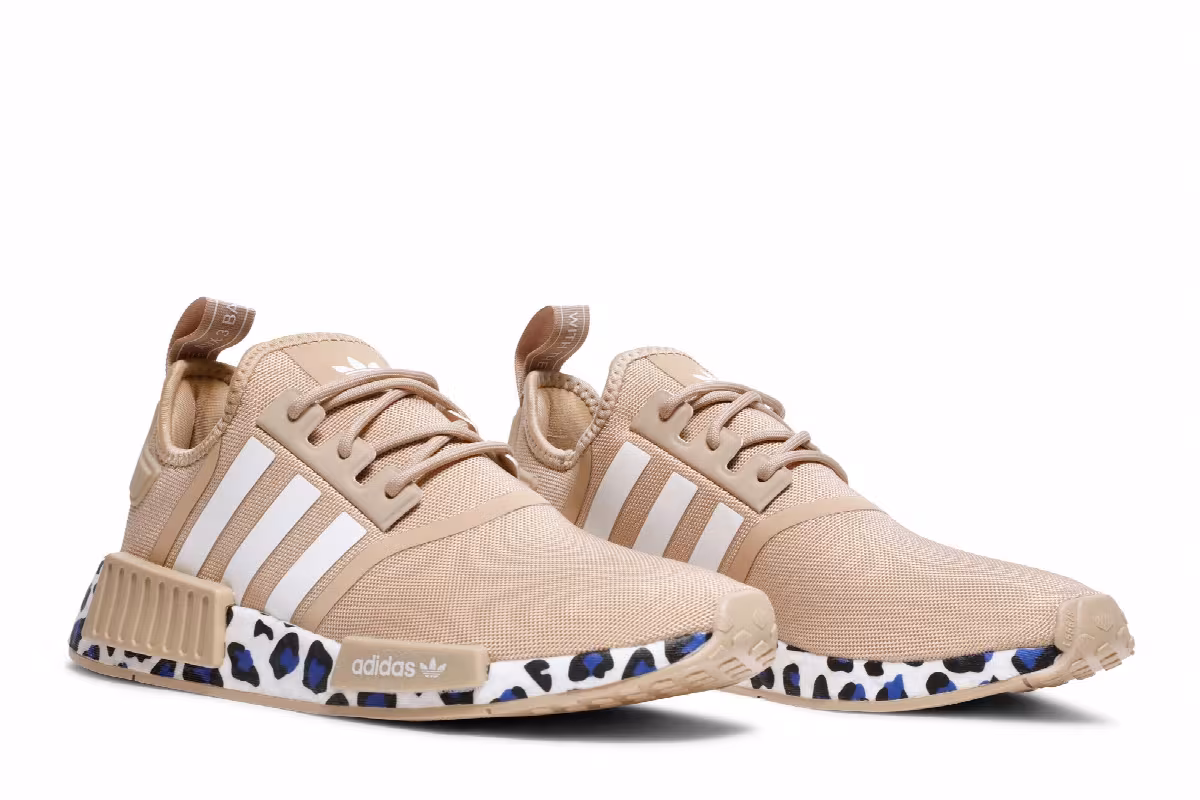 Adidas Women's NMD_R1 Leopard Sole - Pale Nude, view 9