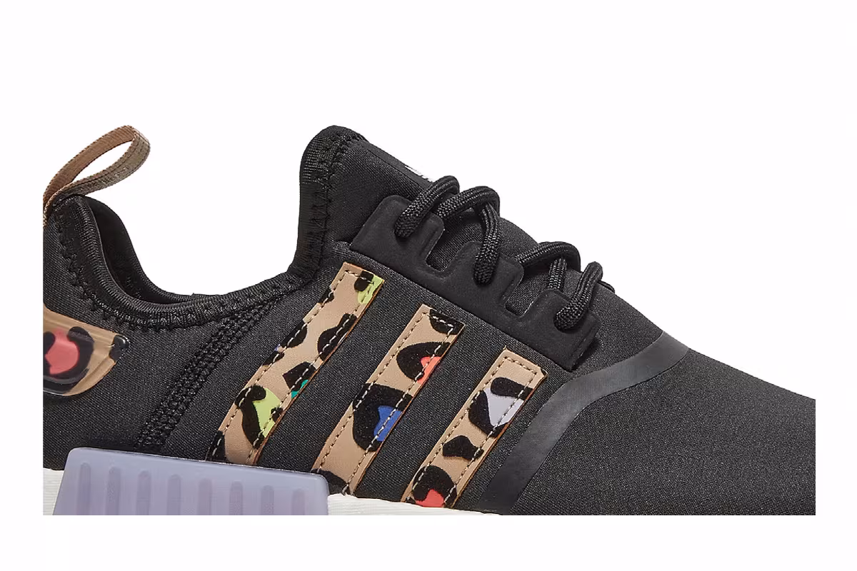 Adidas Women's NMD_R1 Black Leopard, view 3