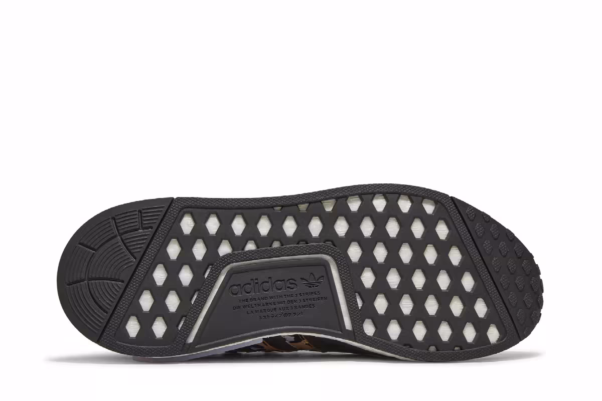 Adidas Women's NMD_R1 Black Leopard, view 5