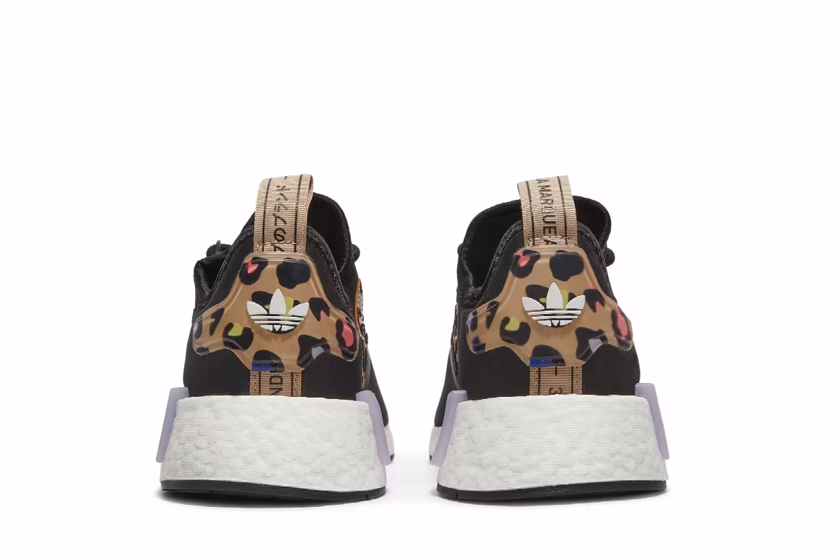 Adidas Women's NMD_R1 Black Leopard, view 7