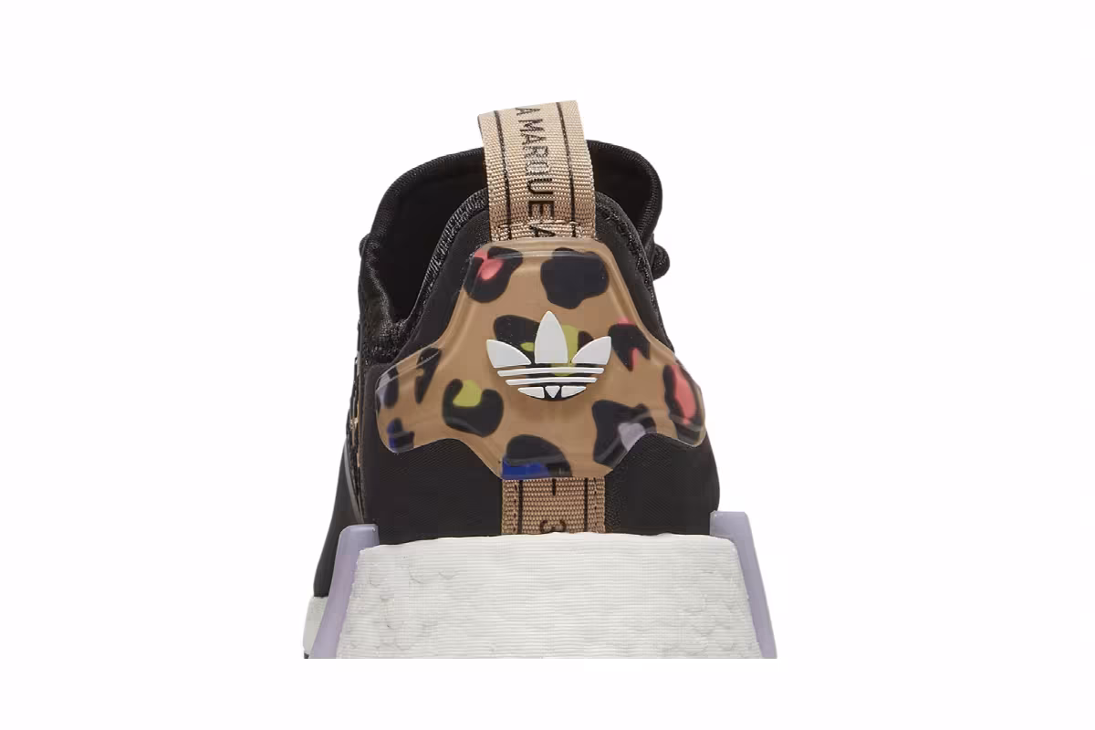 Adidas Women's NMD_R1 Black Leopard, view 8