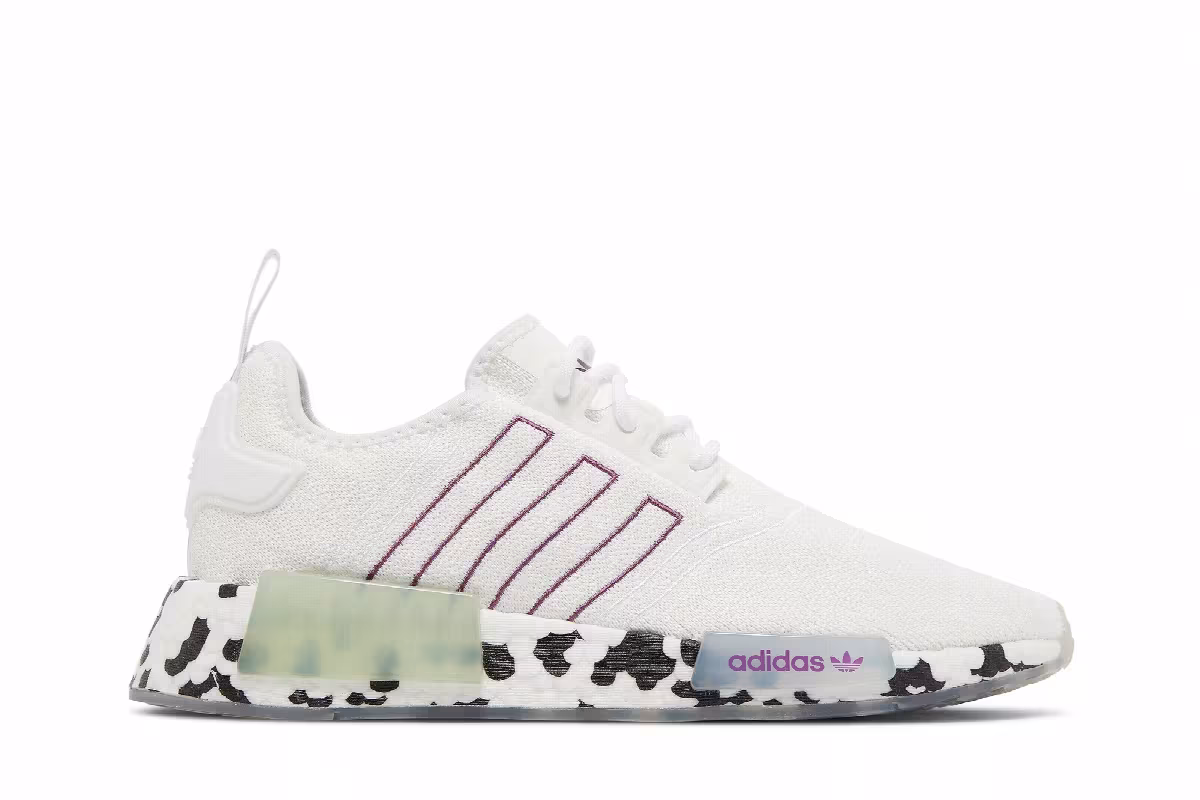 Adidas Women's NMD_R1 Color Splash - White Active Purple, view 2
