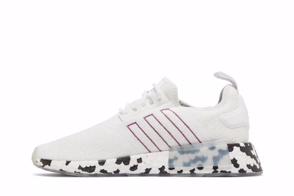 Adidas Women's NMD_R1 Color Splash - White Active Purple, view 4