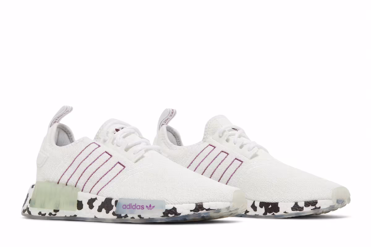 Adidas Women's NMD_R1 Color Splash - White Active Purple, view 9