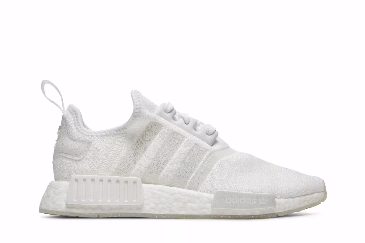 adidas Women's NMD_R1 White Silver Metallic, view 2