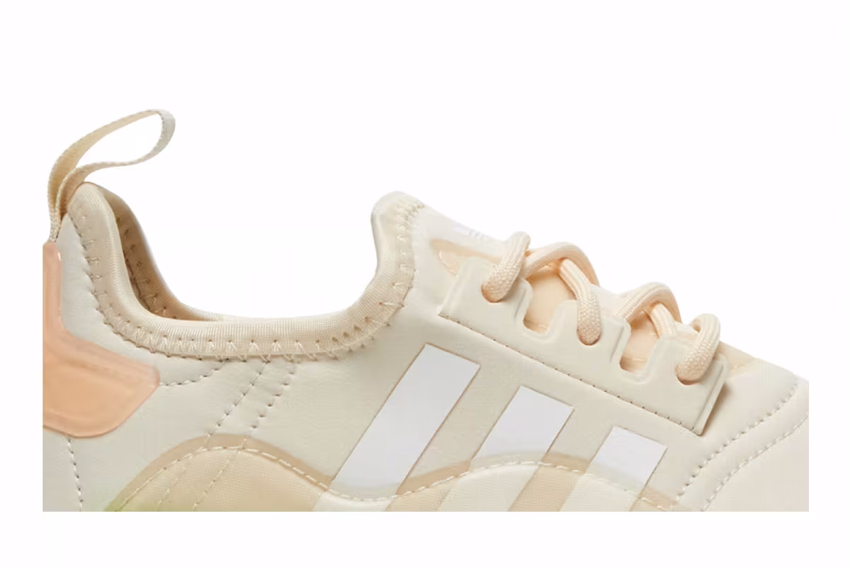 Adidas Women's NMD_R1 Wonder White Signal Green, view 3