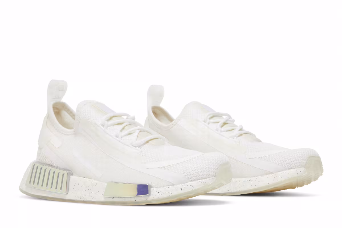 Adidas Women's NMD_R1 Spectoo White Iridescent, view 9