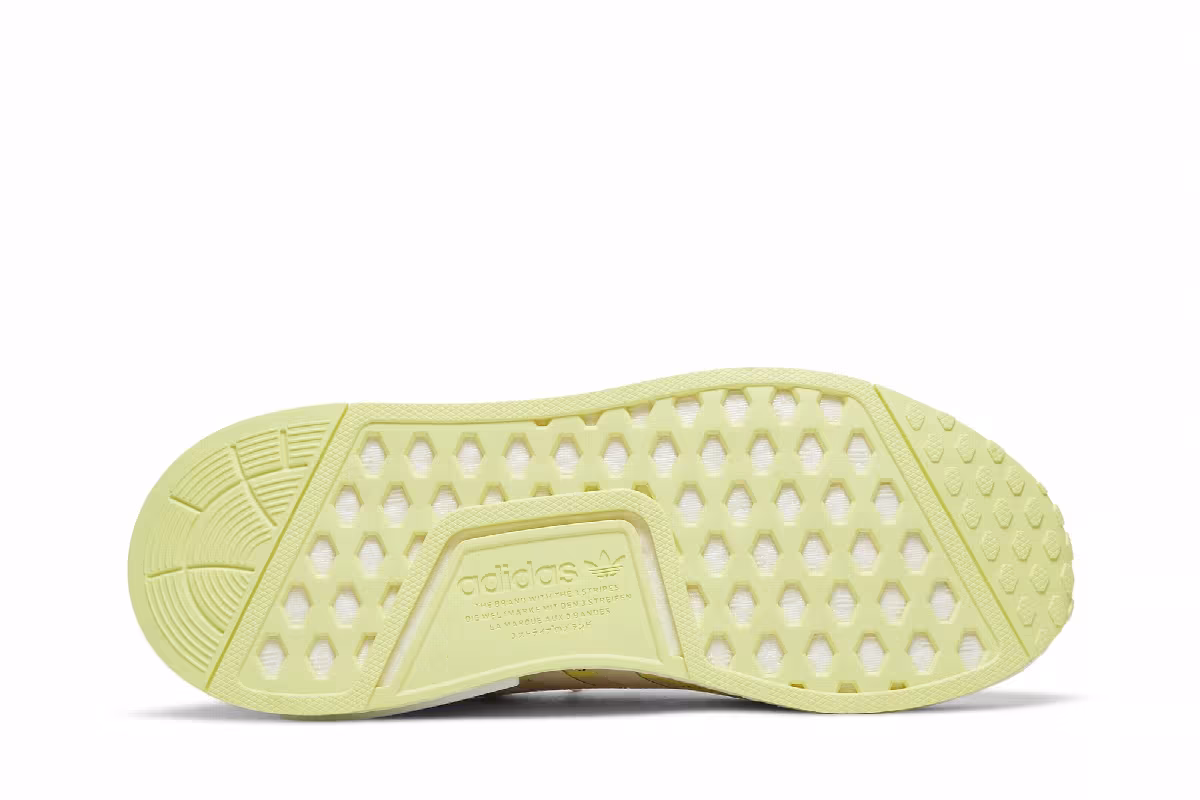 Adidas Women's NMD_R1 Wonder White Pulse Yellow, view 5