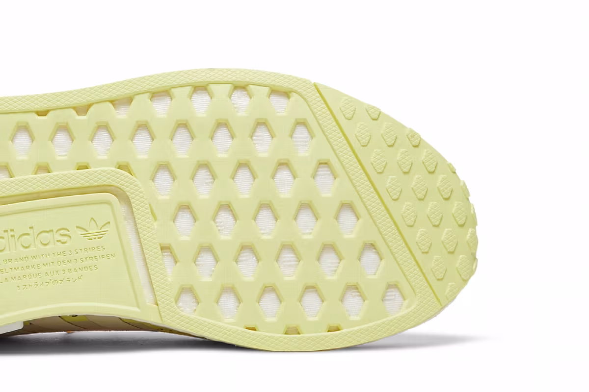 Adidas Women's NMD_R1 Wonder White Pulse Yellow, view 6