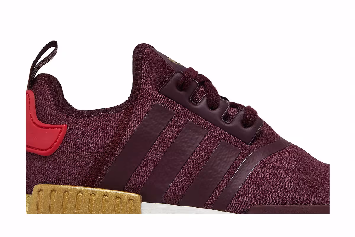 Adidas Women's NMD_R1 Maroon Gold, view 3