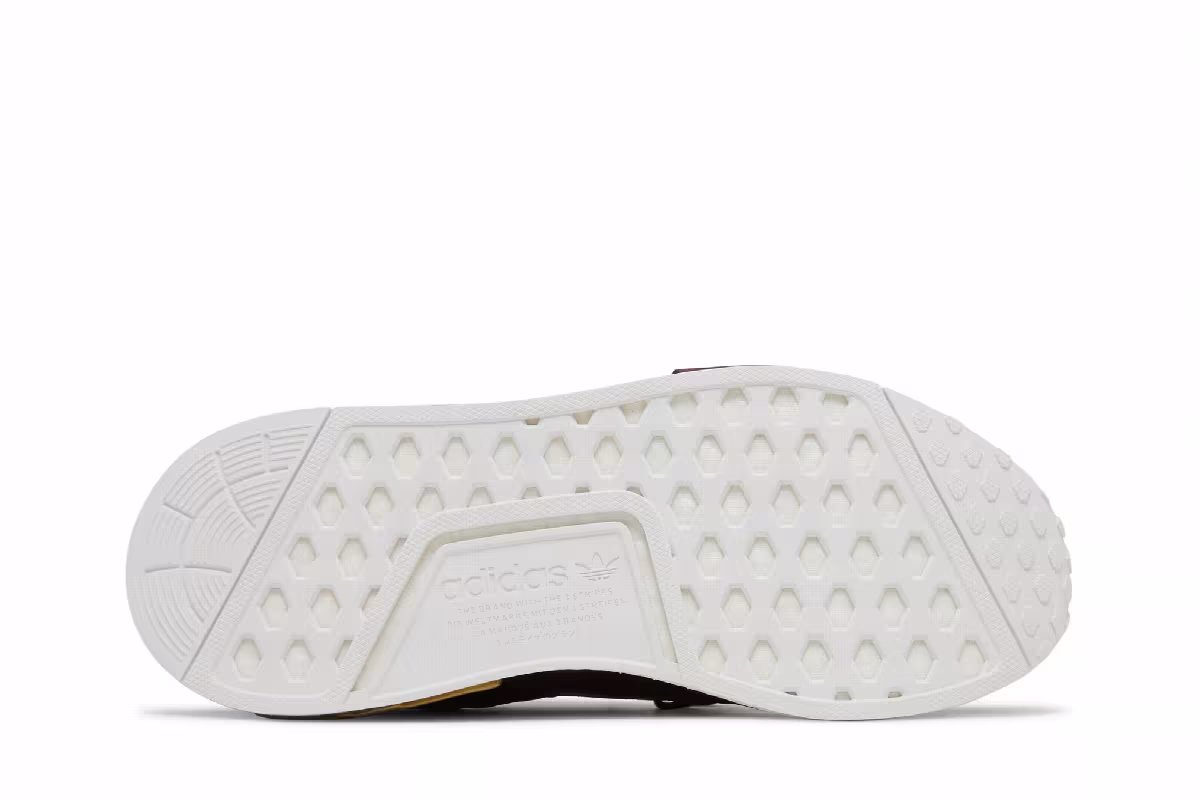 Adidas Women's NMD_R1 Maroon Gold, view 5
