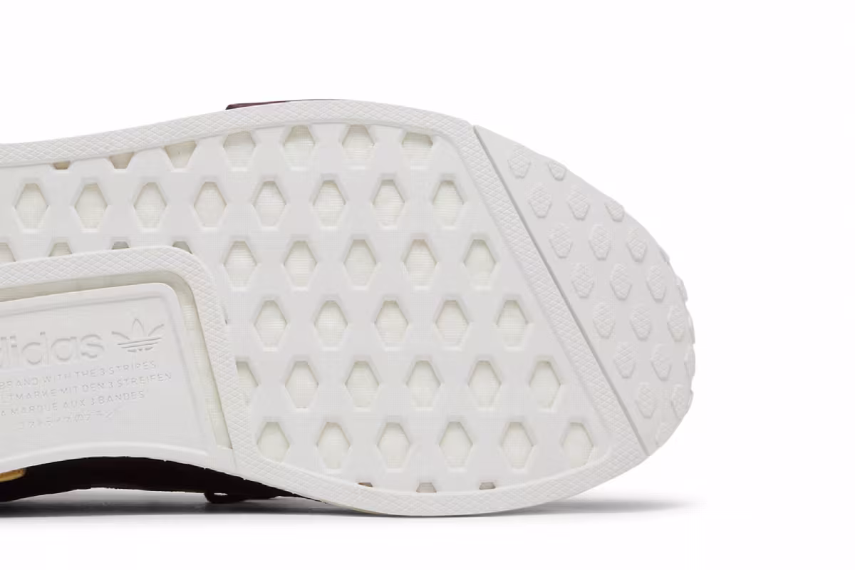Adidas Women's NMD_R1 Maroon Gold, view 6