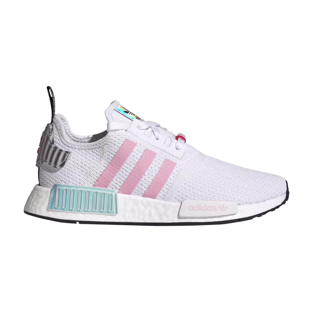 Adidas Women's NMD_R1 White True Pink Hologram