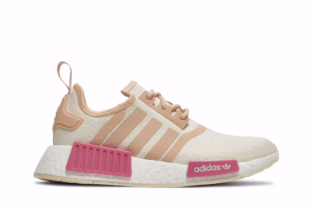Adidas Women's NMD_R1 Wonder White Halo Blush, view 2