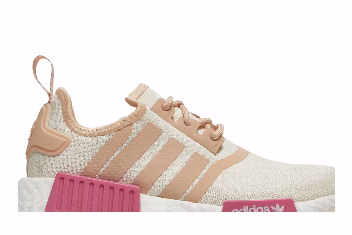 Adidas Women's NMD_R1 Wonder White Halo Blush, view 3