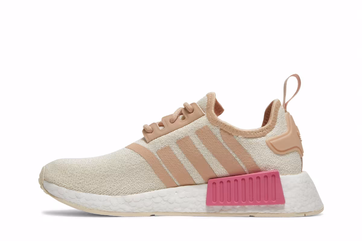 Adidas Women's NMD_R1 Wonder White Halo Blush, view 4