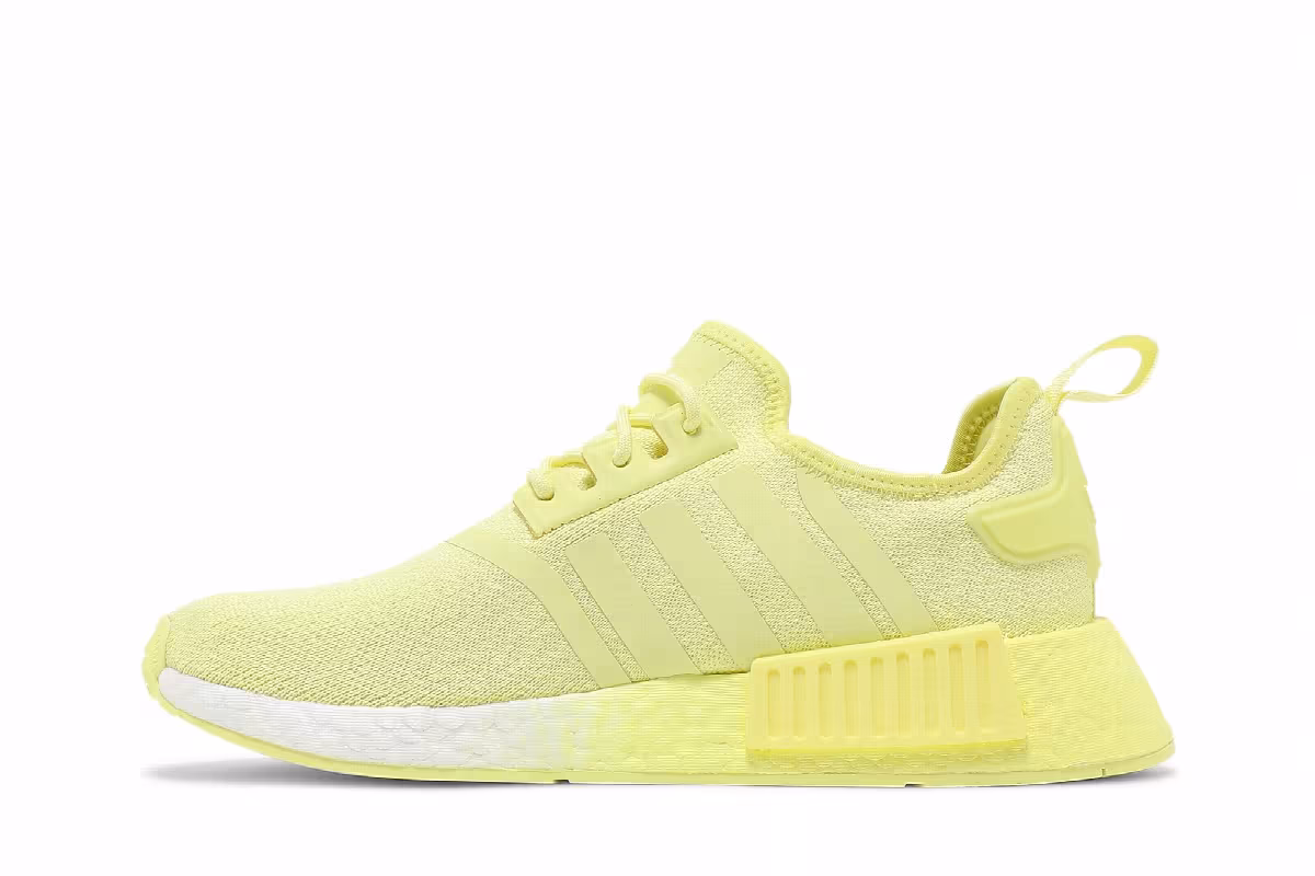 adidas Women's NMD_R1 Pulse Yellow, view 4