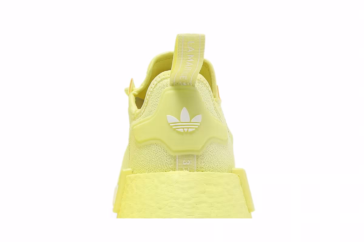 adidas Women's NMD_R1 Pulse Yellow, view 8