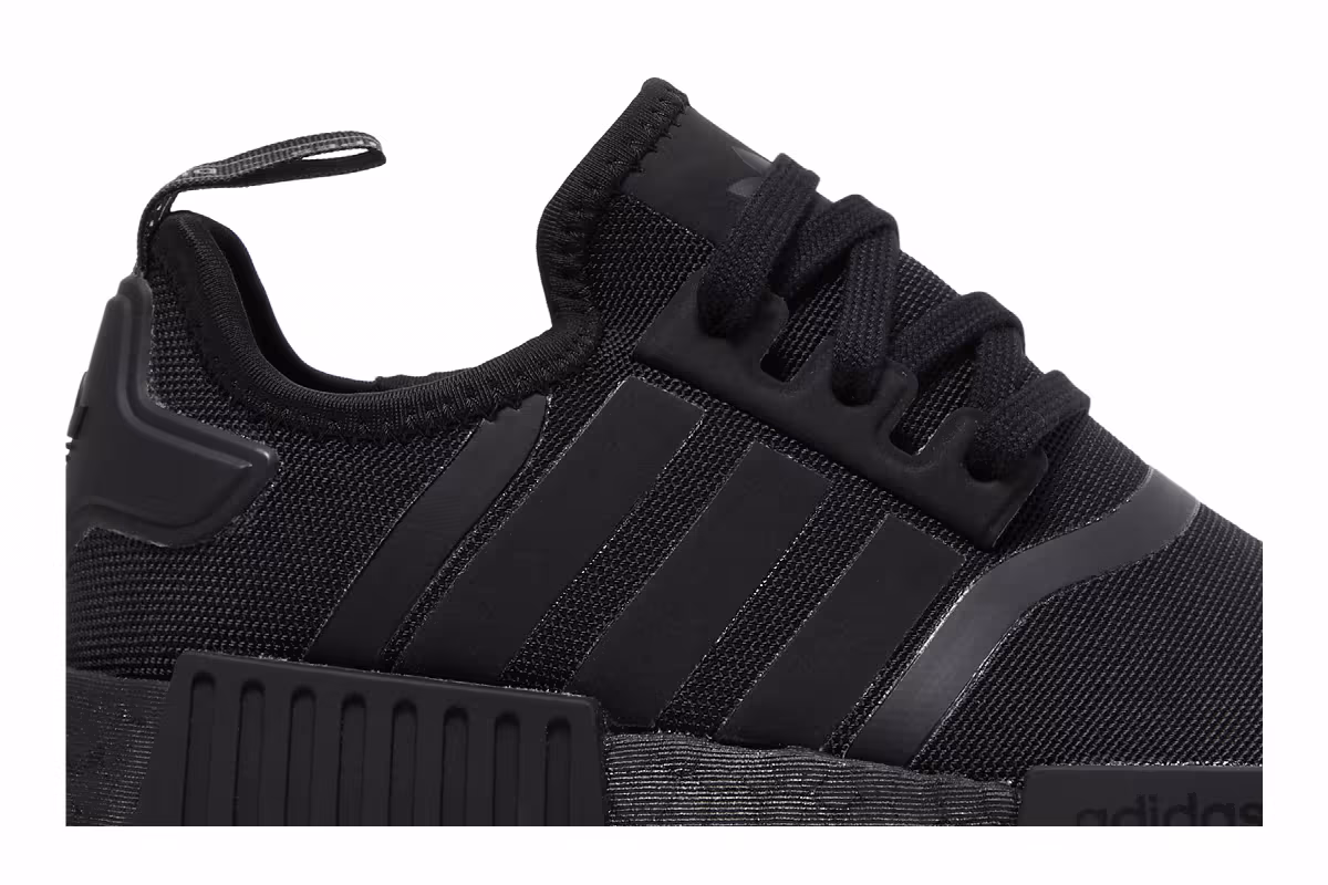 adidas NMD_R1 J Triple Black, view 3