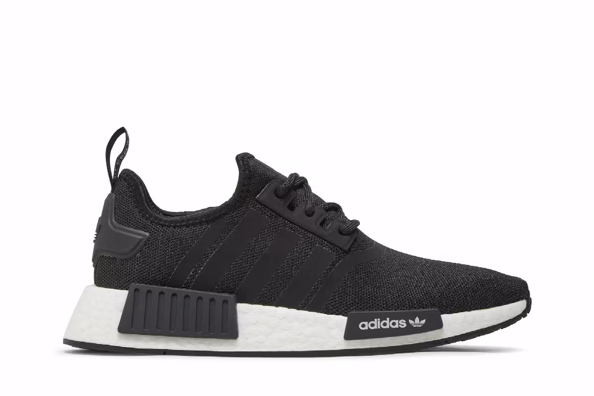 adidas NMD_R1 Refined J Black White, view 2