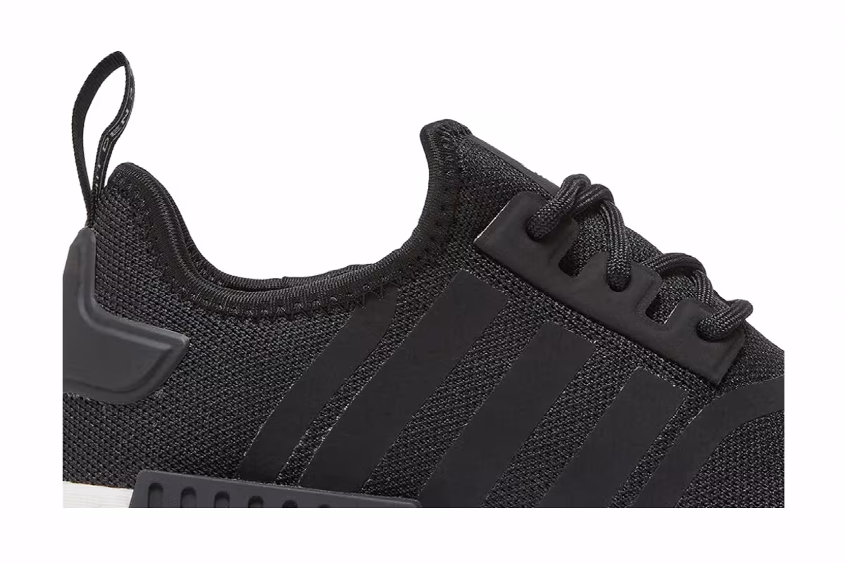 adidas NMD_R1 Refined J Black White, view 3