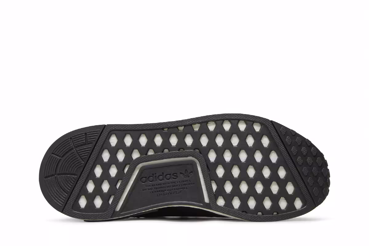 adidas NMD_R1 Refined J Black White, view 5
