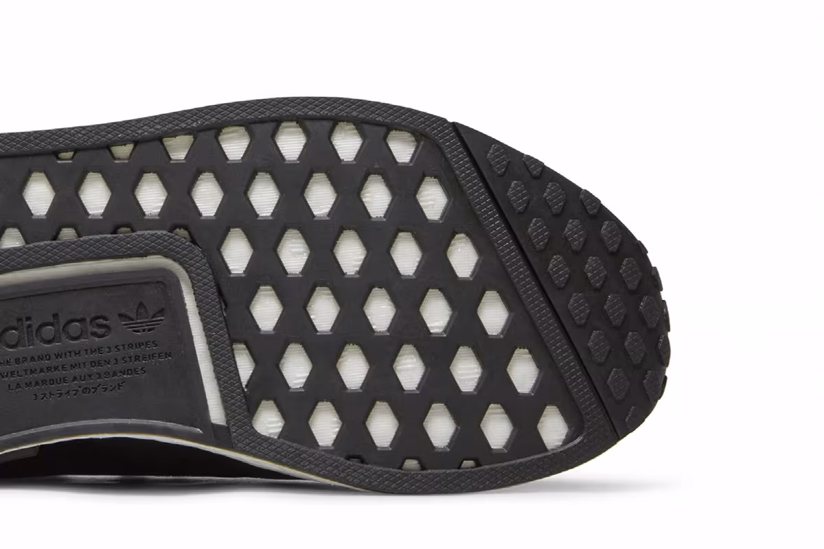 adidas NMD_R1 Refined J Black White, view 6