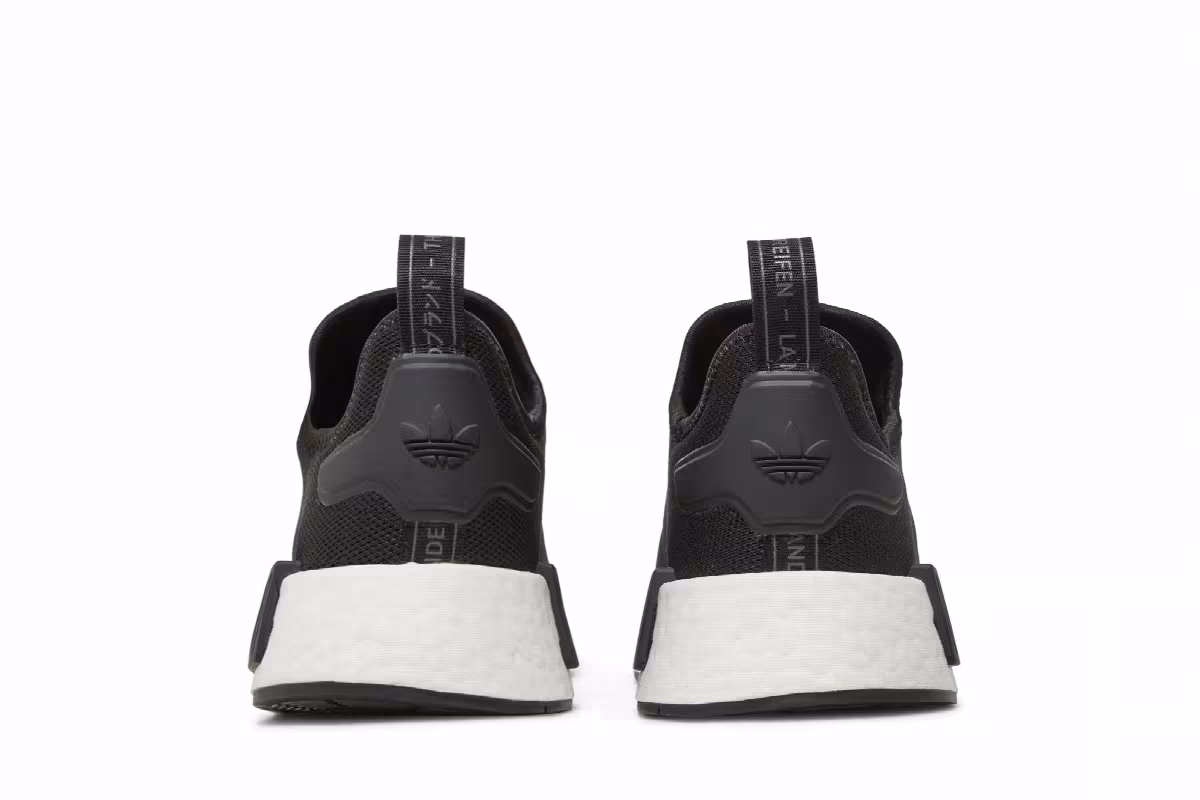 adidas NMD_R1 Refined J Black White, view 7