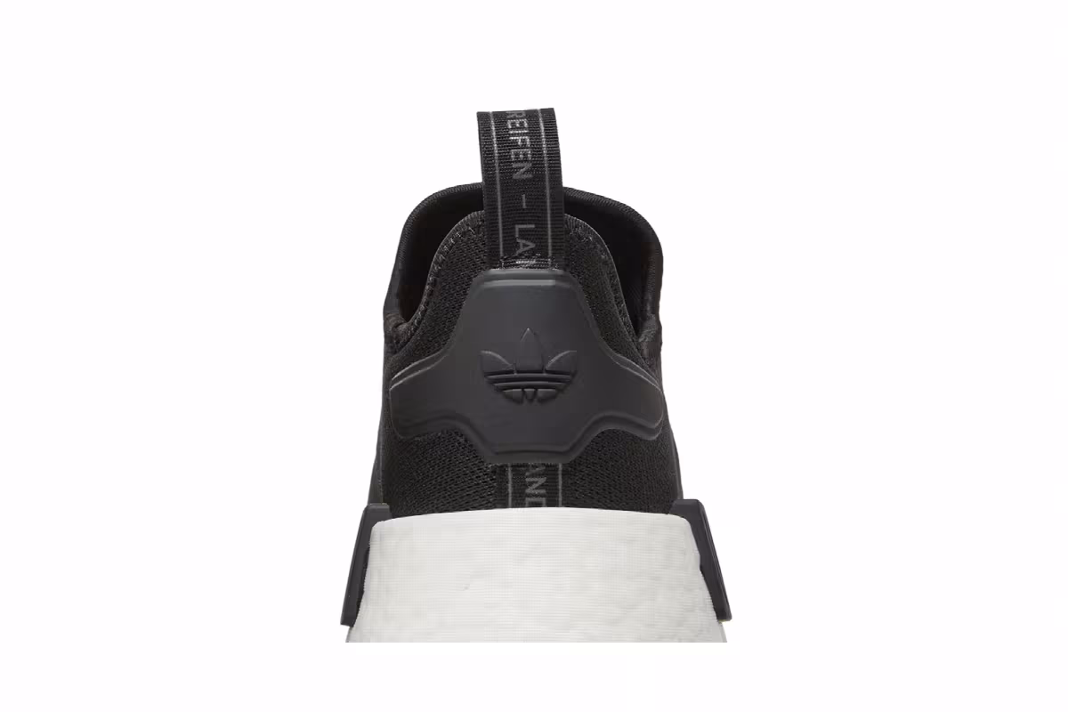 adidas NMD_R1 Refined J Black White, view 8