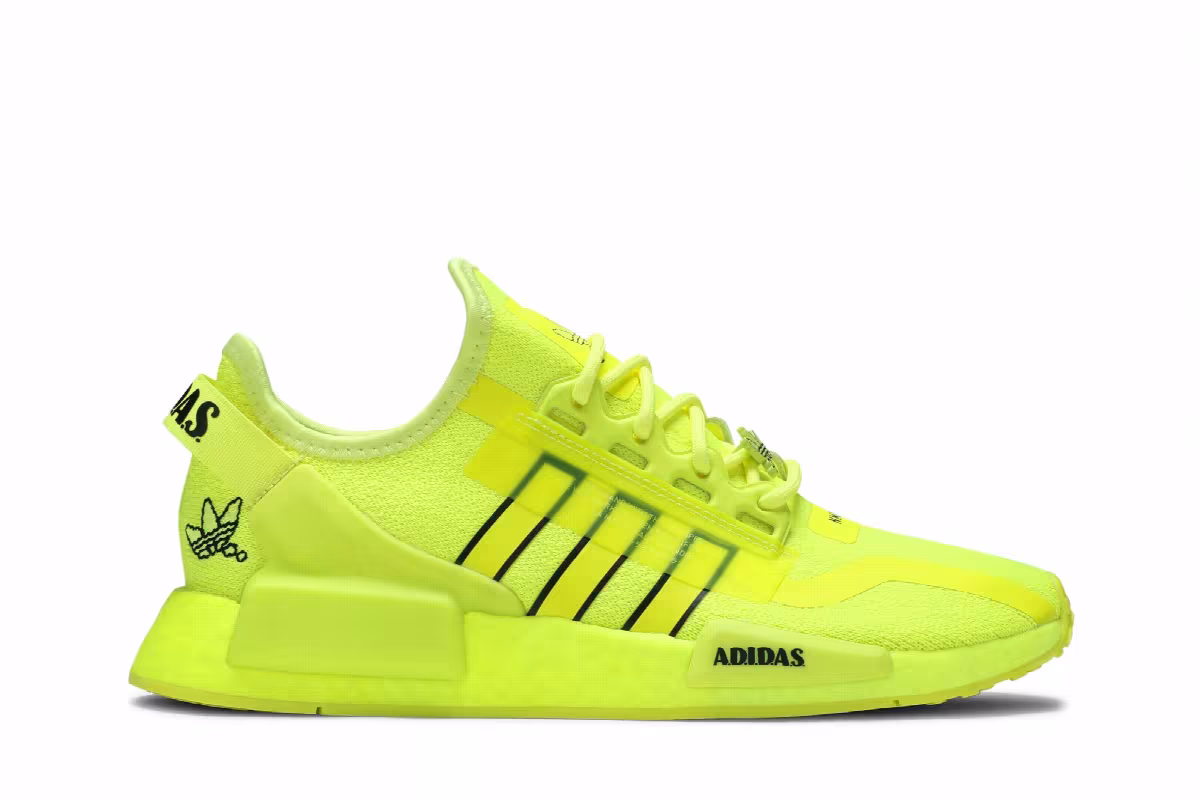 Adidas NMD_R1 V2 J Solar Yellow, view 2