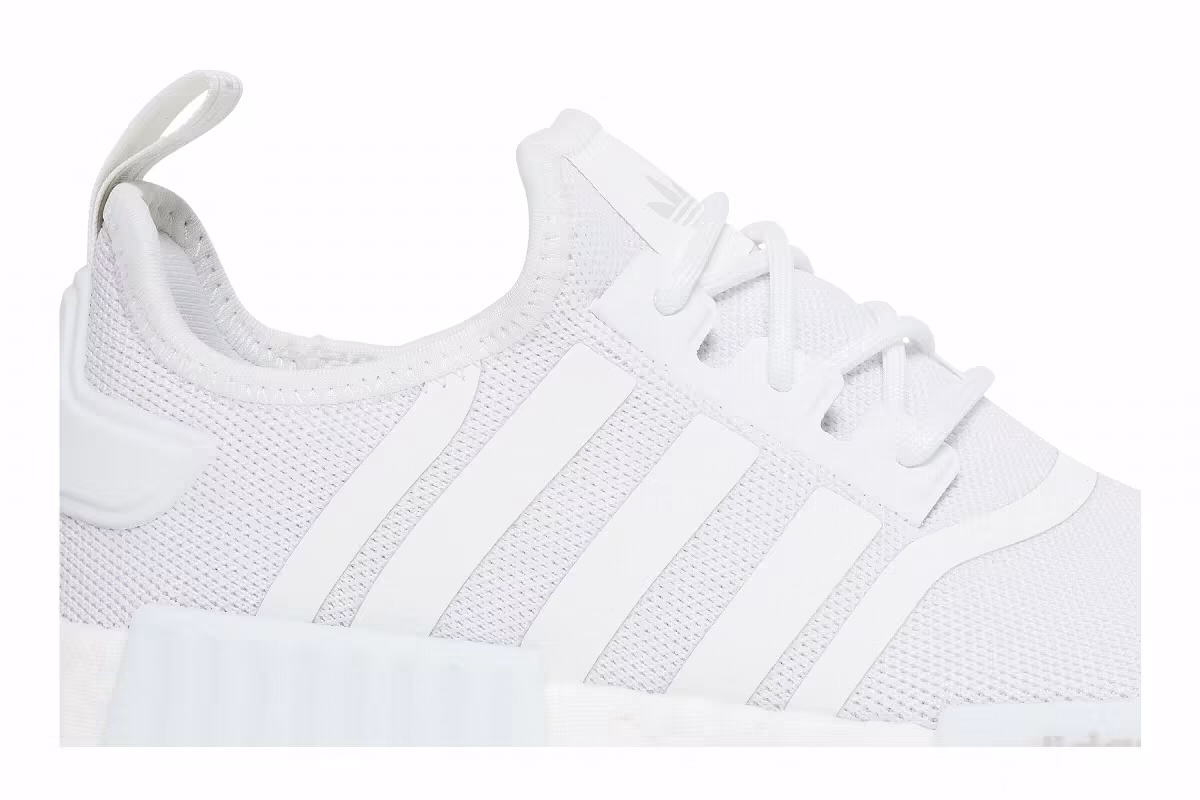 adidas NMD_R1 Refined J White Grey, view 3