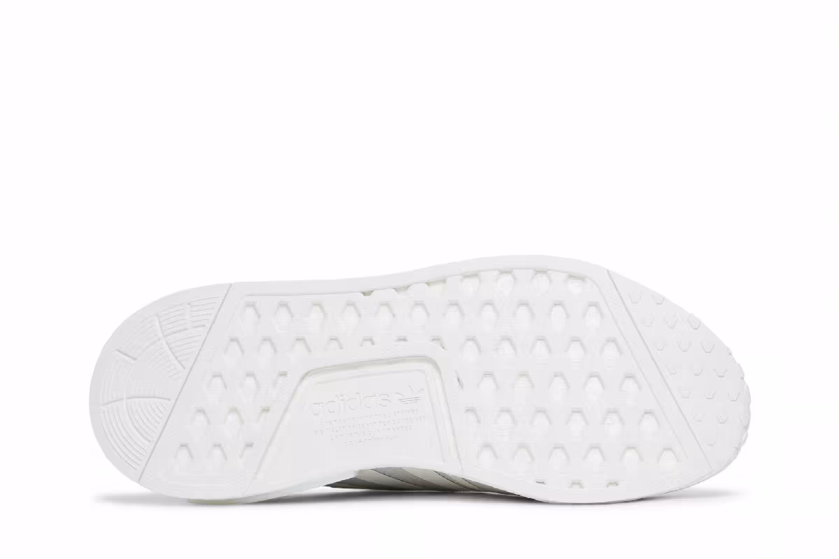 adidas NMD_R1 Refined J White Grey, view 5